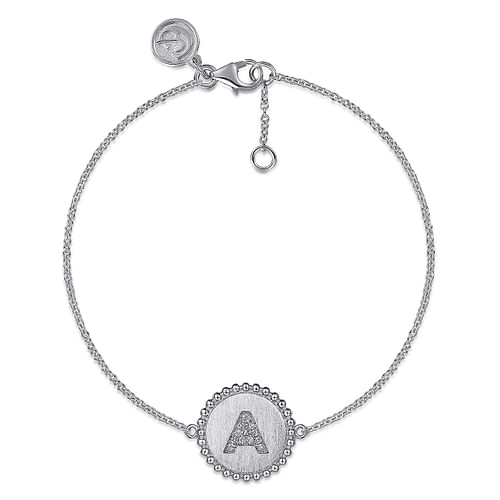 Diamond Bujukan "A" Initial Bracelet