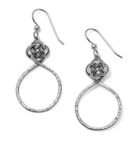 Brighton Interlok Know Circle Drop Earrings