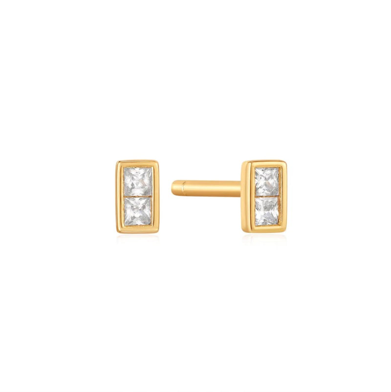 Sterling Silver Glam Mini Stud Earring