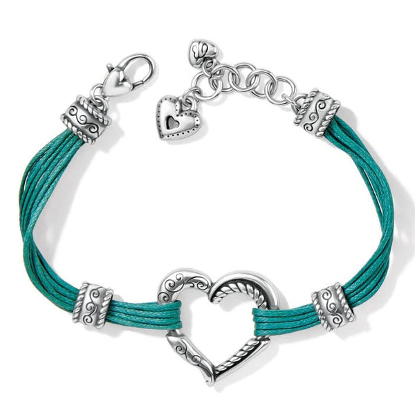 Brighton Heritage Heart Bracelet Teal