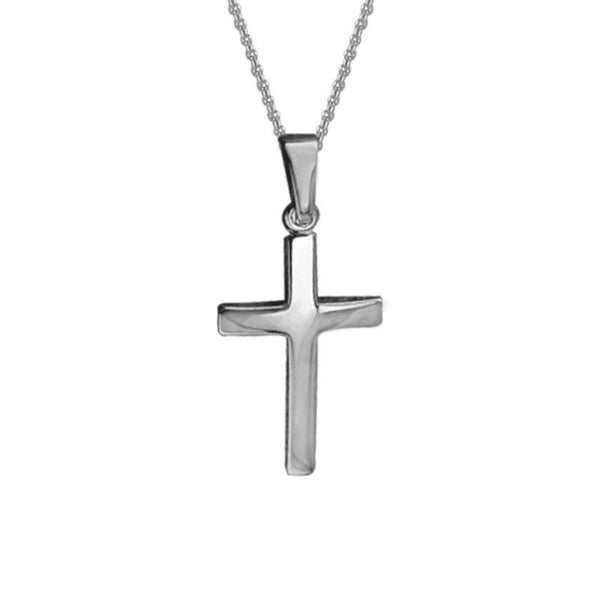 Contour Cross Necklace