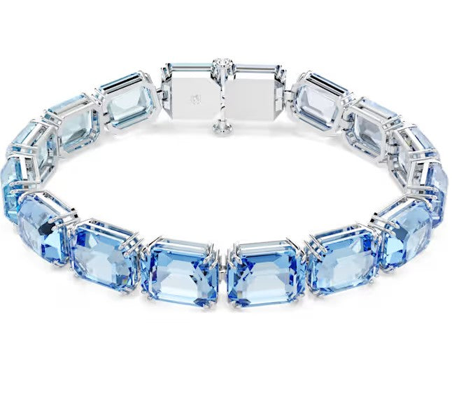 Swarovski Millenia Blue Emerald Cut Bracelet