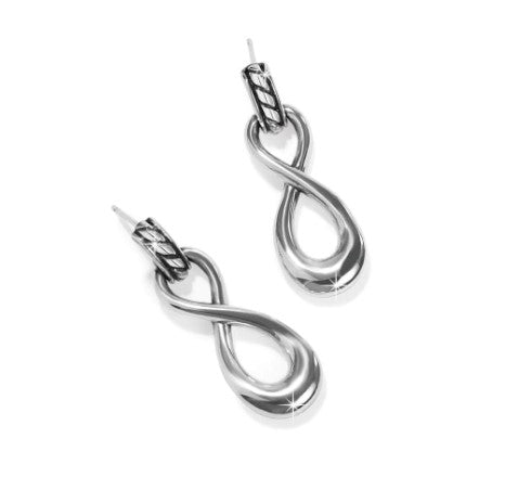 Brighton Interlok Infinity Post Drop Earring