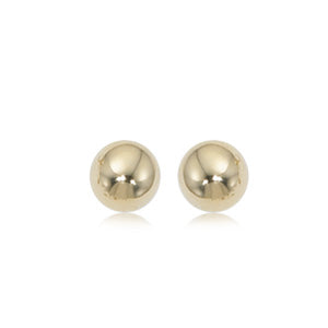 14K Ball Stud Earrings