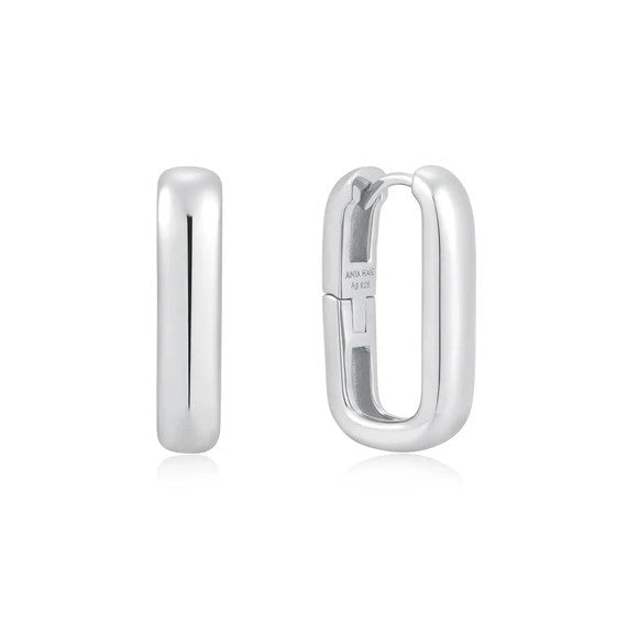 Wide Paperclip Earring