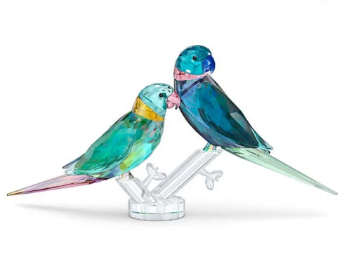 Swarovski Parakeet Couple