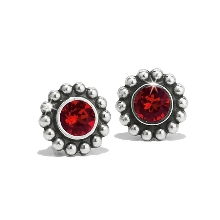 Brighton Twinkle Ruby Mini Post Earrings