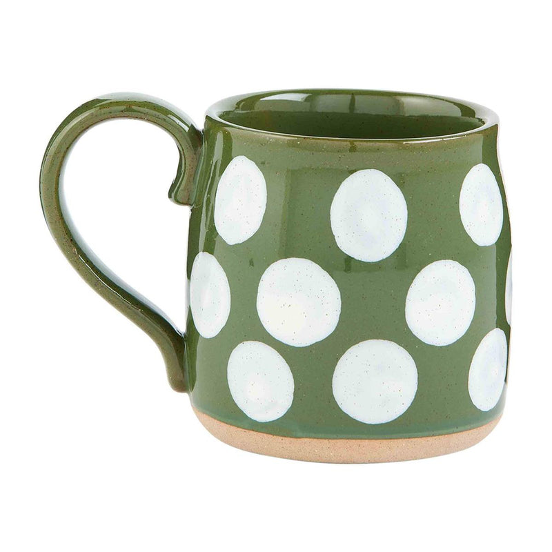 Green Dotted Mug