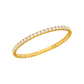 14k Gold Diamond Flex Bangle Bracelet