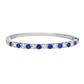 14k Sapphire & Diamond Bangle