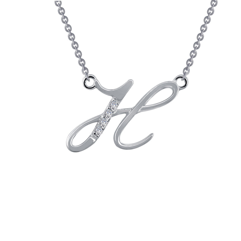 H Initial Necklace