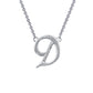 D Initial Necklace