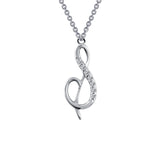 Letter S Pendant Necklace