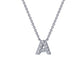 Letter A Pendant Necklace