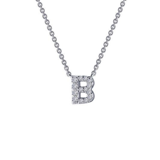 Letter B Pendant Necklace