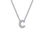 Letter C Pendant Necklace