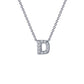 Letter D Pendant Necklace