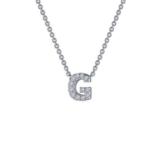 Letter G Pendant Necklace