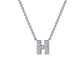 Letter H Pendant Necklace