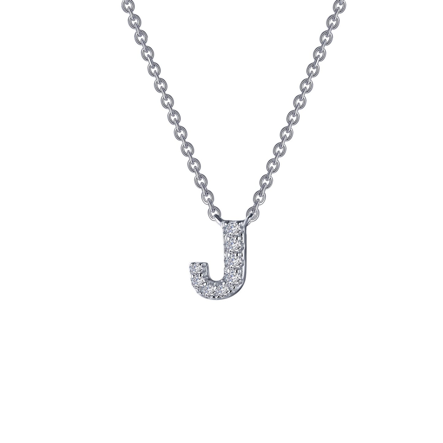 Letter J Pendant Necklace