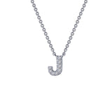Letter J Pendant Necklace