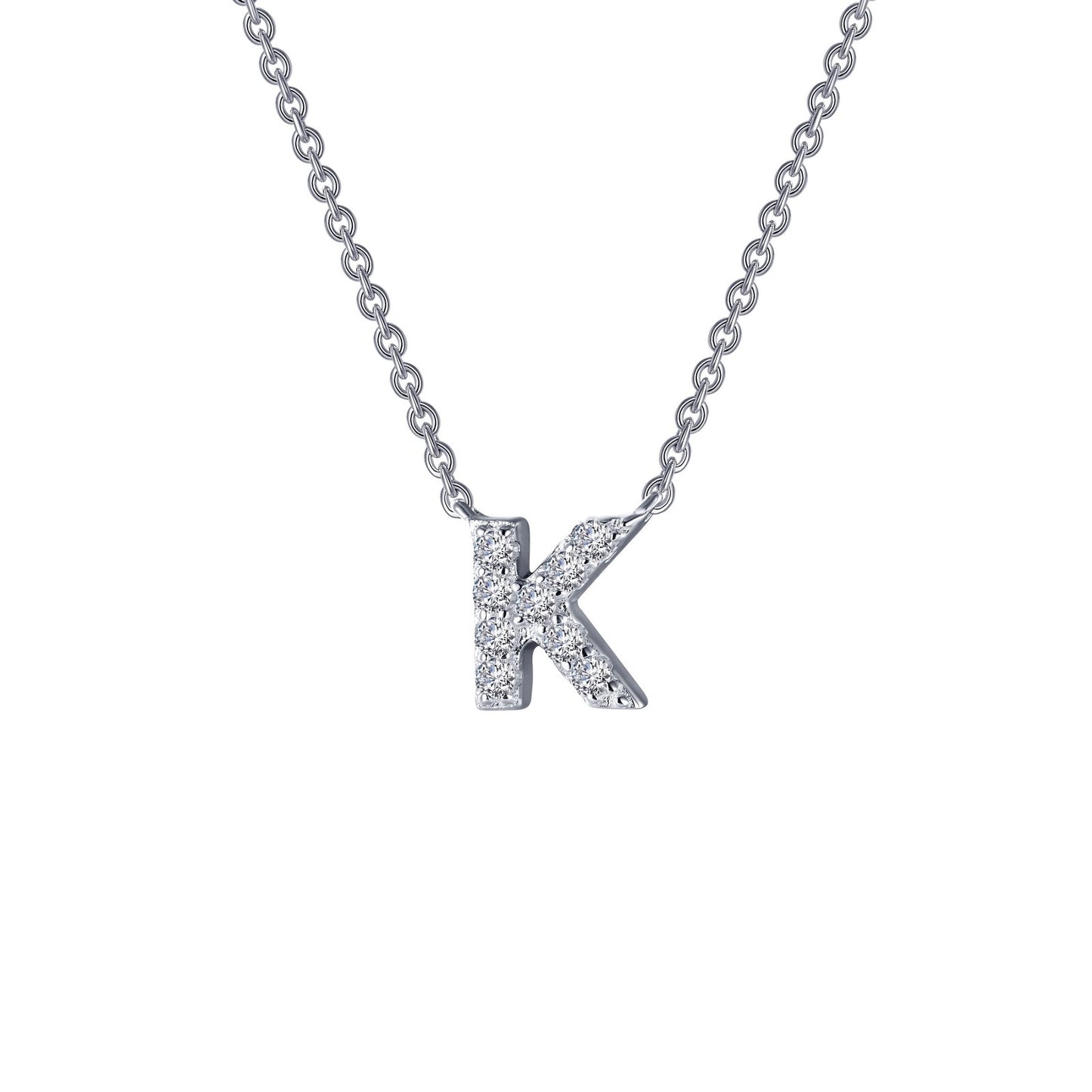 Letter K Pendant Necklace