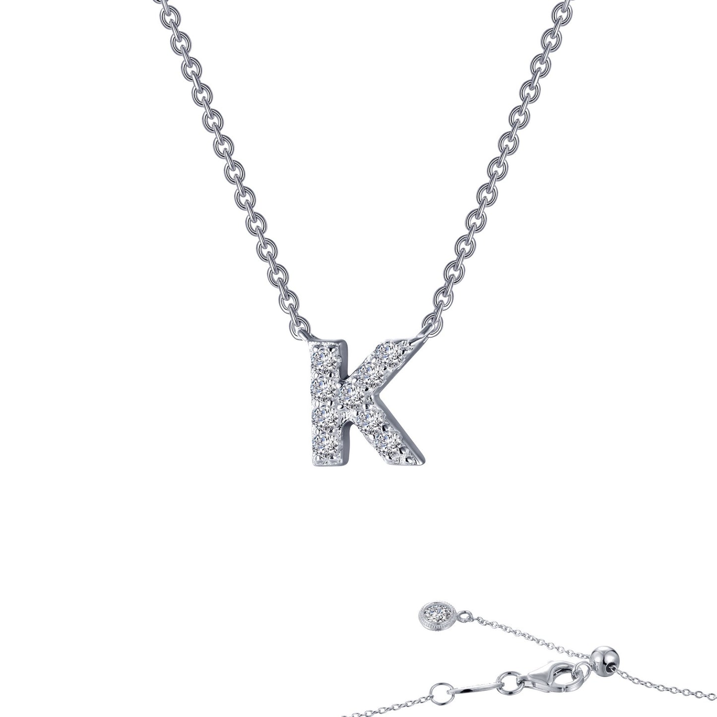 Letter K Pendant Necklace