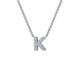 Letter K Pendant Necklace