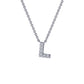 Letter L Pendant Necklace