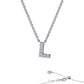 Letter L Pendant Necklace
