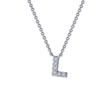 Letter L Pendant Necklace