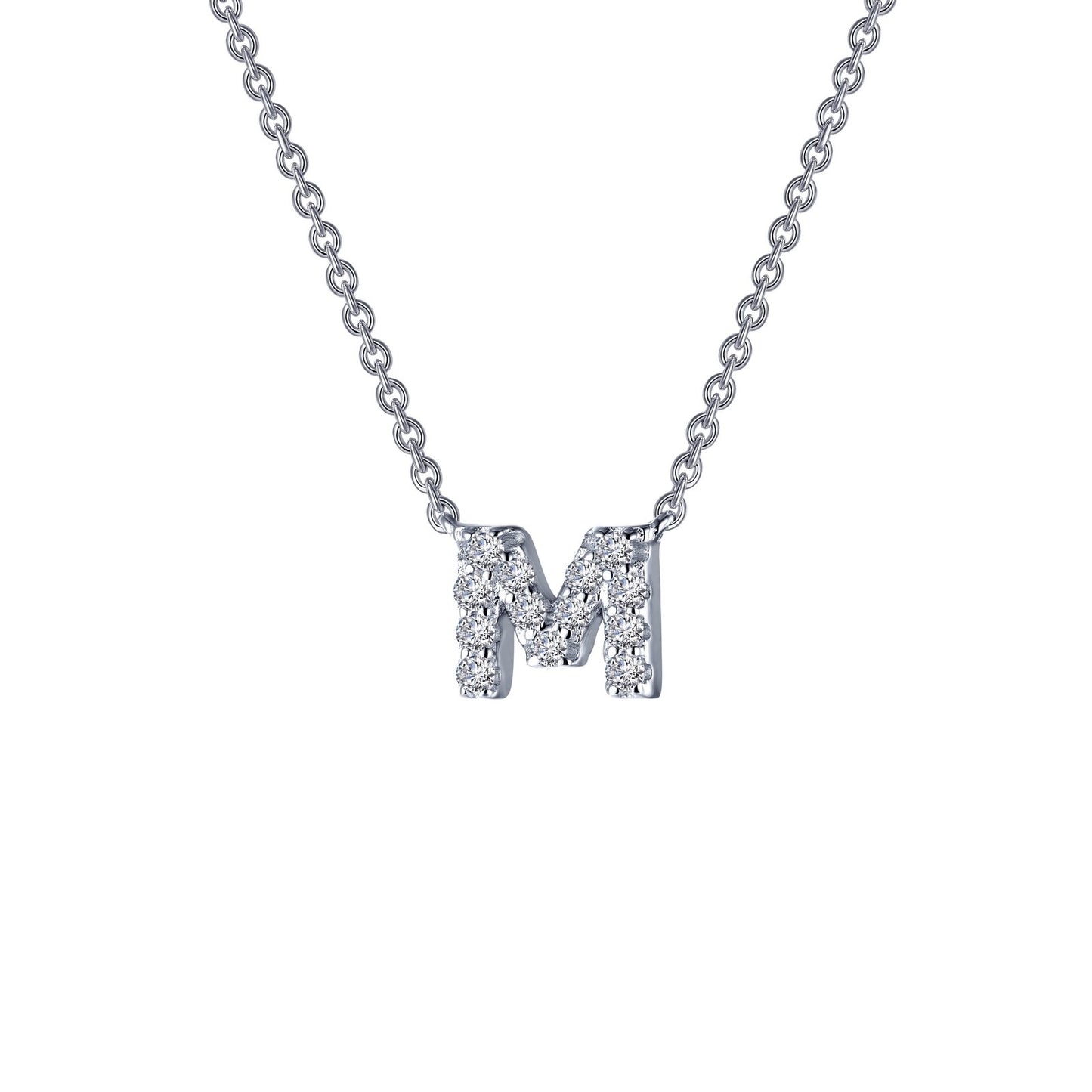 Letter M Pendant Necklace