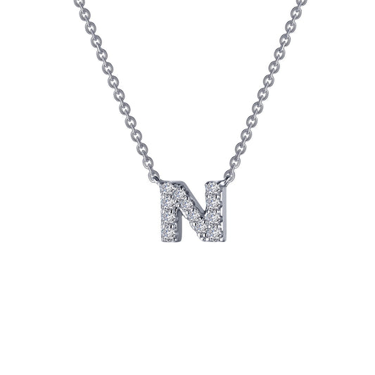 Letter N Pendant Necklace