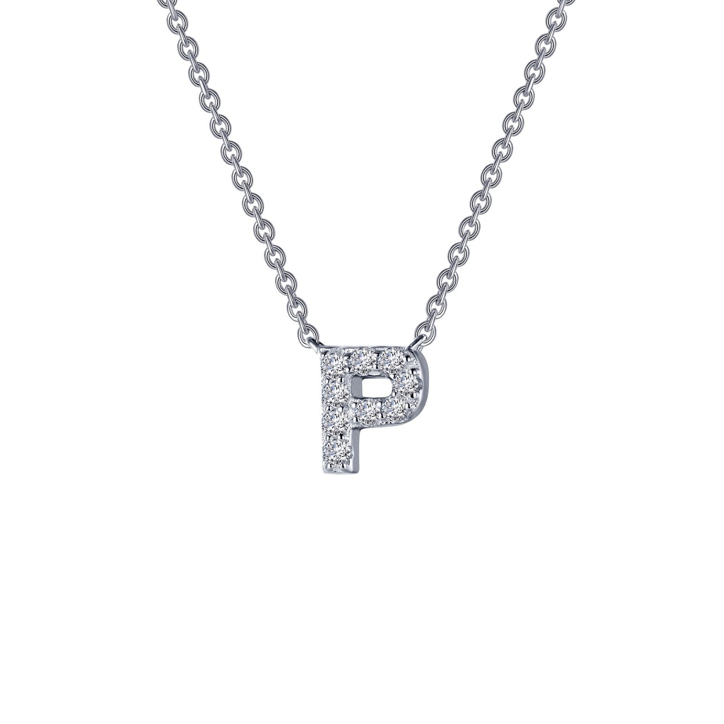 Letter P Pendant Necklace