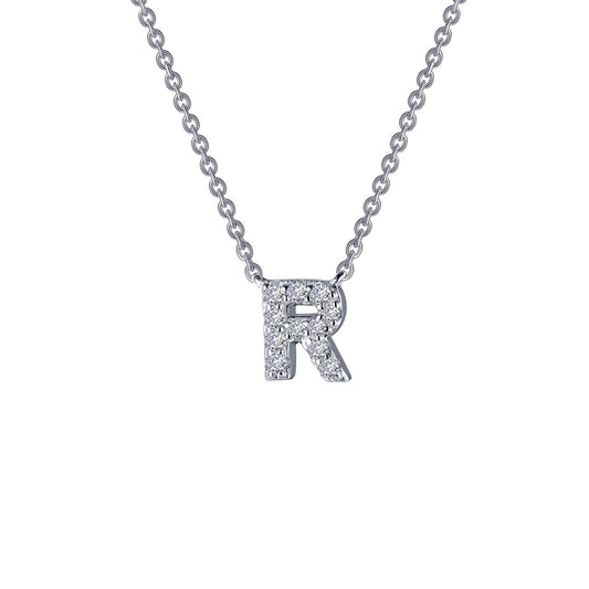 Letter R Pendant Necklace