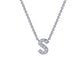 Letter S Pendant Necklace