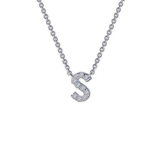 Letter S Pendant Necklace