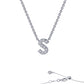 Letter S Pendant Necklace