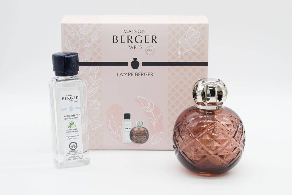 JOY Dusty Rose Lampe Gift Set with Agave Gardens by Maison Berger