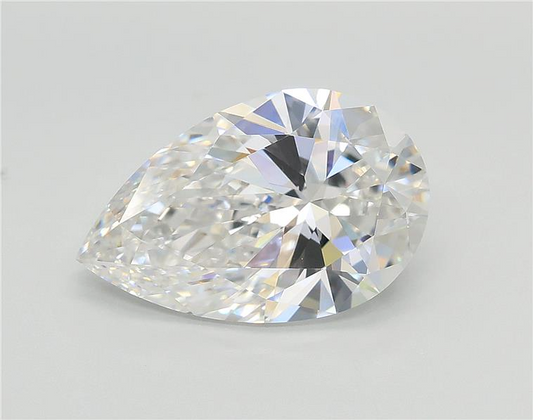 Pear Brilliant 3.01 CT Lab Grown Diamond