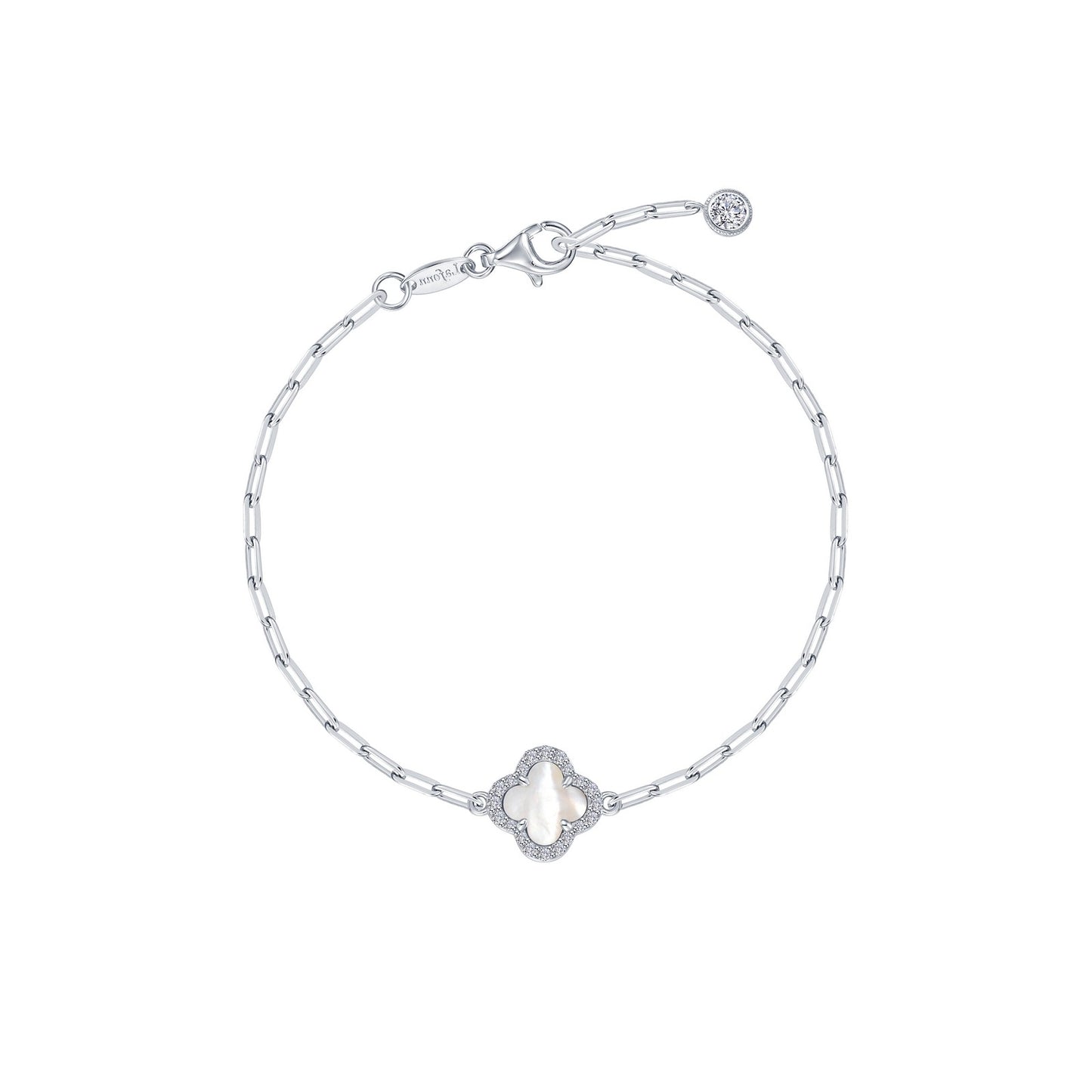 Mother-Of-Pearl Paperclip Brac