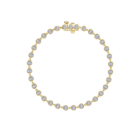 Bezel Strand Bracelet
