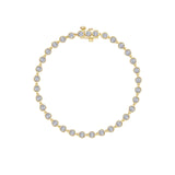 Bezel Strand Bracelet