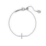 Eden Baguette Cross Bracelet