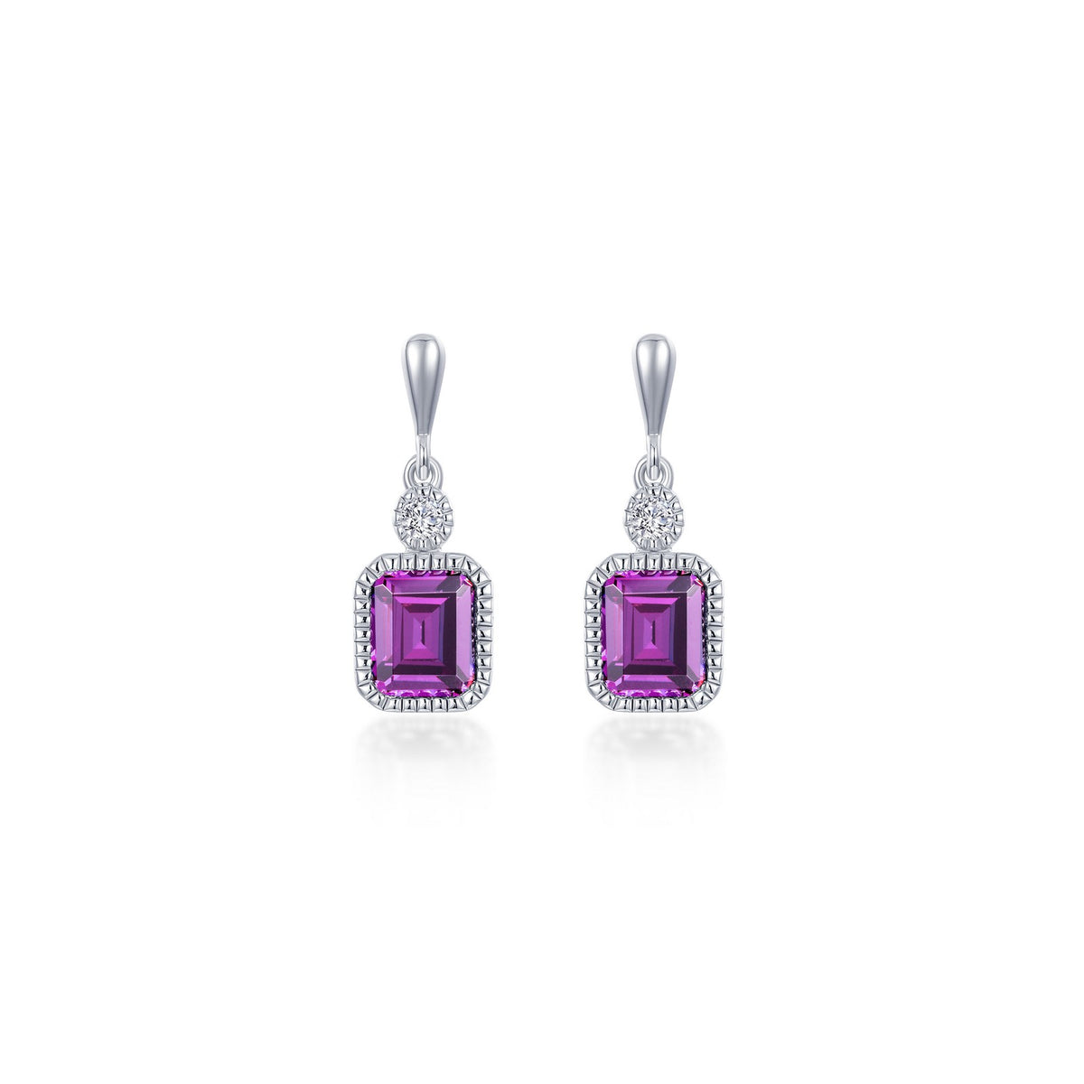 June Birthstone Dangle Earrings