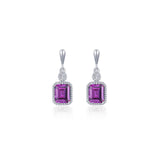 June Birthstone Dangle Earrings
