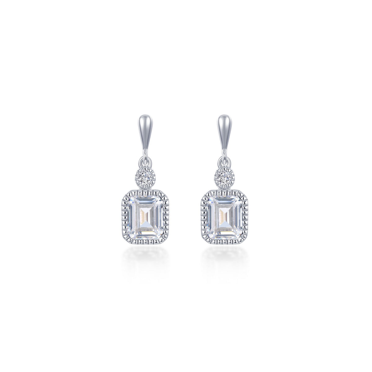 April Birthstone Dangle Earrings