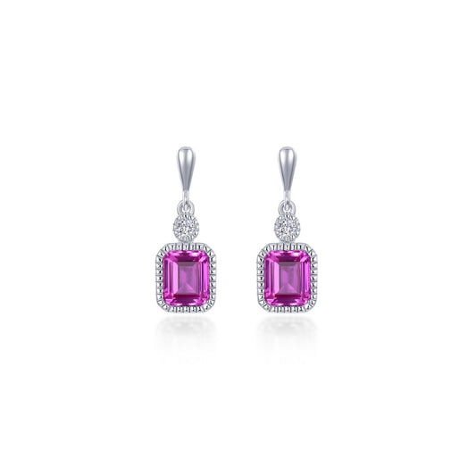October Birthstone Dangle Earrings