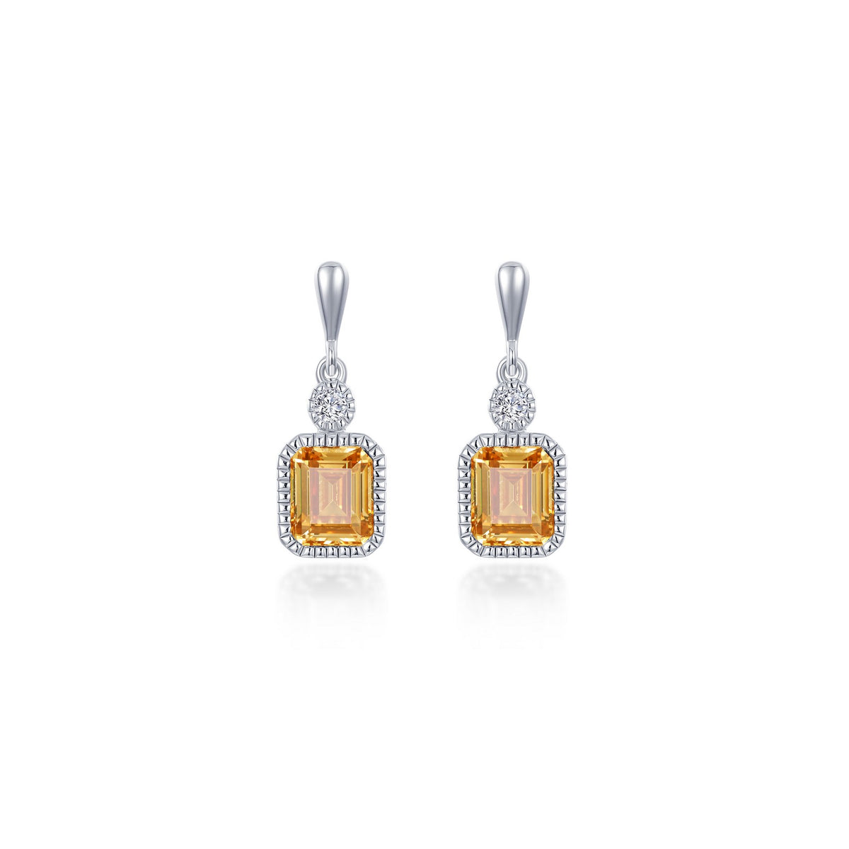 November Birthstone Dangle Earrings