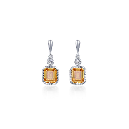 November Birthstone Dangle Earrings
